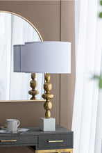 Gold Tiered Table Lamp