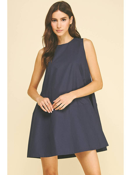 Sleeveless A-Line Mini Dress