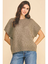 Cap Sleeve Knit Sweater