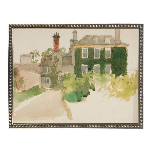 Vintage Watercolor Scene 28x22