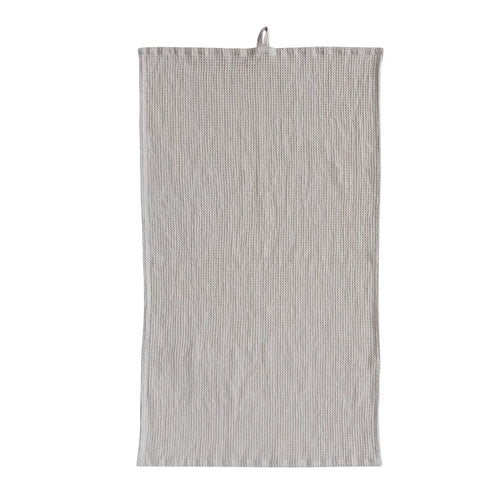 Oversized Woven Linen Cotton Waffle Tea Towel