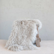 TIBETAN LAMB FUR RUG 4'x 2 1/2'