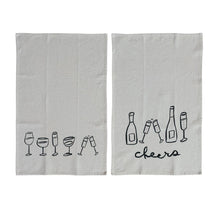 Wine Linen Tea Towel