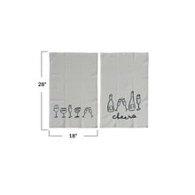 Wine Linen Tea Towel