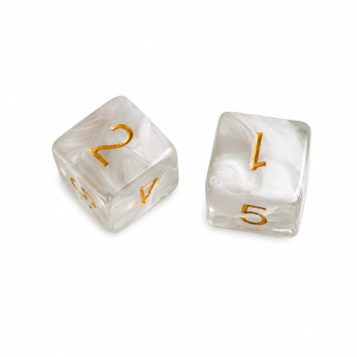 Swirl Translucent Mahjong Dice
