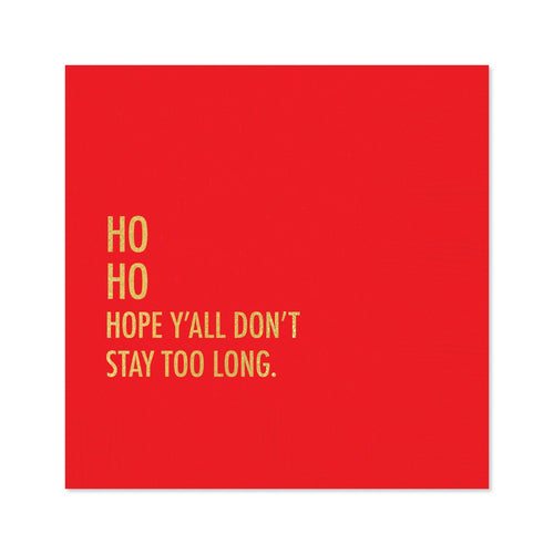 Don't Stay Holiday Napkin