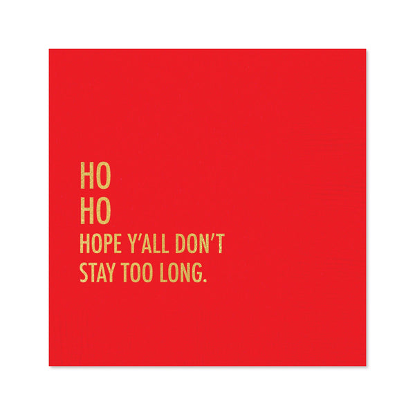 Don't Stay Holiday Napkin
