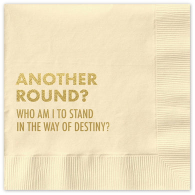 ANOTHER ROUND COCKTAIL NAPKIN
