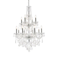 Giselle 12 Light Chandelier-Chrome