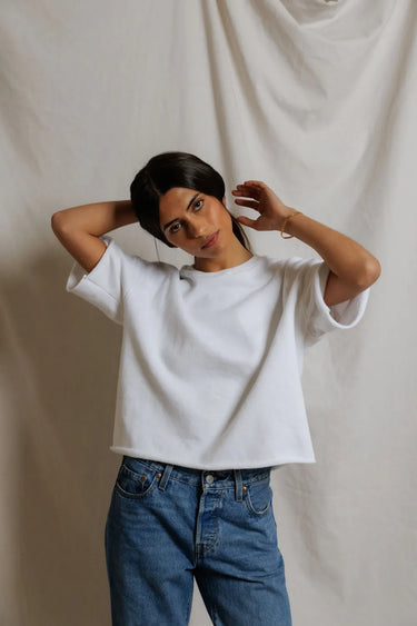 Ezra French Terry Short Sleeve Sweatshirt
