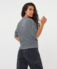 Short Sleeve Diamond Sweater
