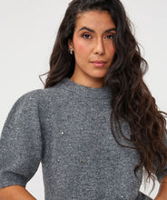 Short Sleeve Diamond Sweater