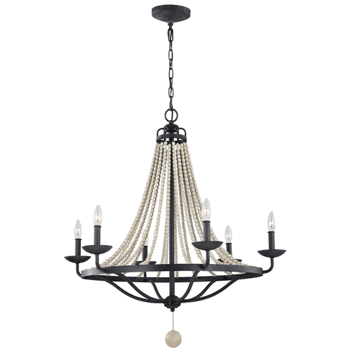 NORI 6 LIGHT CHANDELIER