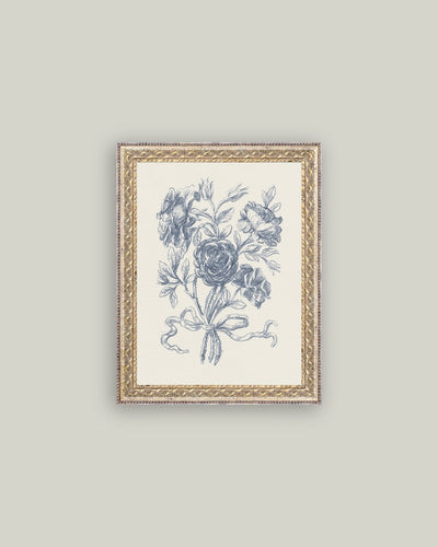 Blue Flower Sketch 2 12x16