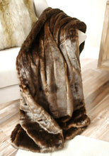 Sable Faux Fur Throw 60X60