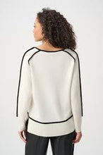 Cashmere and Wool Contrast Trim Sweater