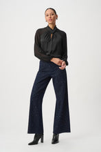 Satin Chiffon Sleeve Top