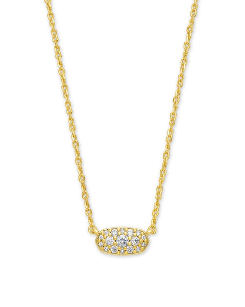 Grayson Crystal Gold CZ Pendant Necklace
