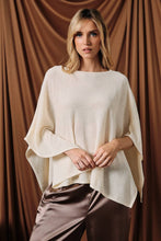 Loose Knit Sweater Cape