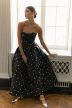 Strapless Polka Dot Bow Dress