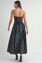 Strapless Polka Dot Bow Dress