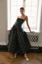 Strapless Polka Dot Bow Dress