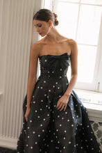 Strapless Polka Dot Bow Dress