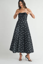Strapless Polka Dot Bow Dress