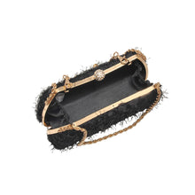 Maxi Black Evening Bag