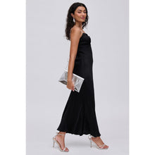 Cora Silver Clutch