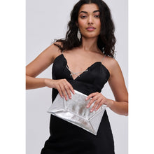 Cora Silver Clutch