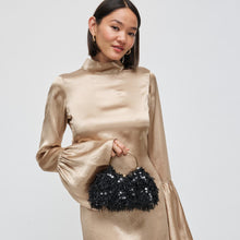 Charlotte Black Evening Bag