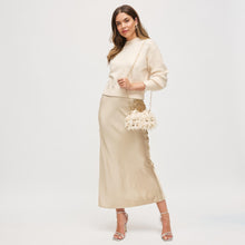 Charlotte Champagne Evening Bag