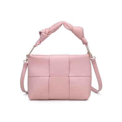 ROSE VEGAN LEATHER KNOTTED HANDLE CROSSBODY