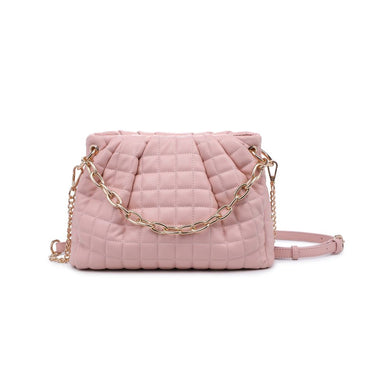 ROSE QUILTED VEGAN LEATHER CROSSBODY