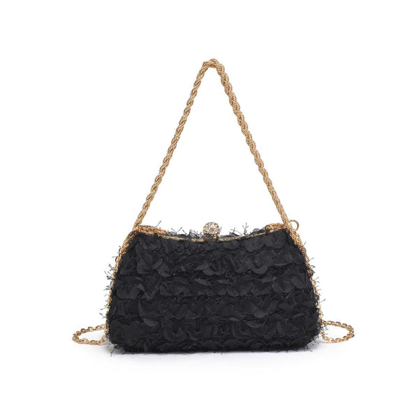 Maxi Black Evening Bag