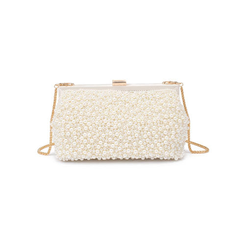 Samira Ivory Evening Bag
