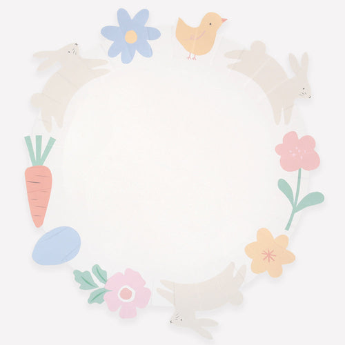 Easter Icon Edged Dinner Plates