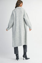 Knit Midi Grey Cardigan