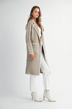 Mocha Knit Midi Cardigan