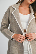 Mocha Knit Midi Cardigan