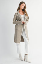 Mocha Knit Midi Cardigan