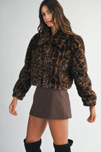 Leopard Faux Fur Jacket