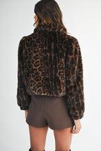 Leopard Faux Fur Jacket