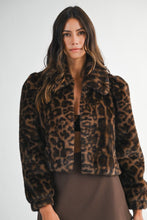 Leopard Faux Fur Jacket