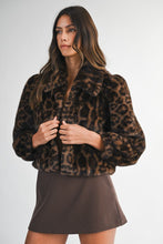 Leopard Faux Fur Jacket