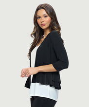 Ruffle Bottom Crop Jacket