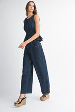 Wide Leg Indigo Denim Jean