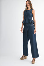 Wide Leg Indigo Denim Jean