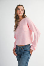 Chest Pocket Sweater Top